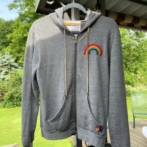 Aviator Nation Rainbow Hoodie...Perfect for PRIDE